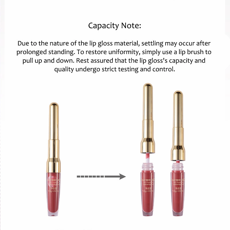 OUT OF OFFICE Dual-Ended Essence Water Lip Gloss Pen