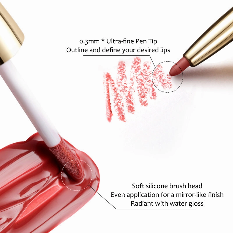OUT OF OFFICE Dual-Ended Essence Water Lip Gloss Pen