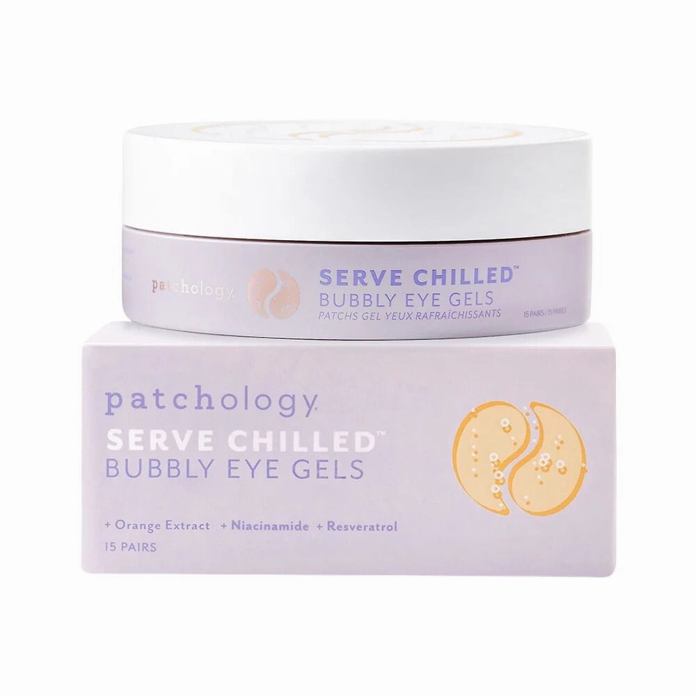 Patchology Serve Chilled Bubbly Eye Gels   Orange Extract 15 Pairs