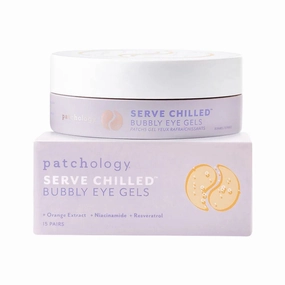 Patchology Serve Chilled Bubbly Eye Gels   Orange Extract 15 Pairs