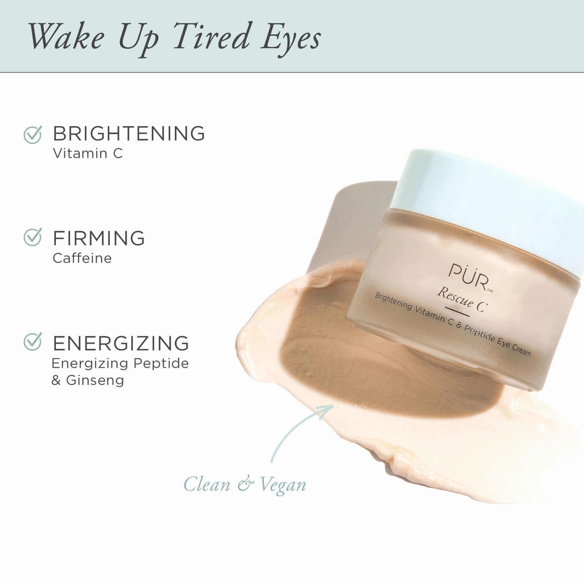 Rescue C Brightening Vitamin C & Peptide Eye Cream