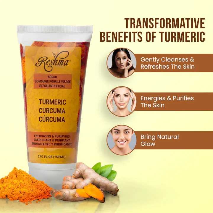 Reshma Beauty Energizing and Purifying Turmeric Scrub - 5.07 oz