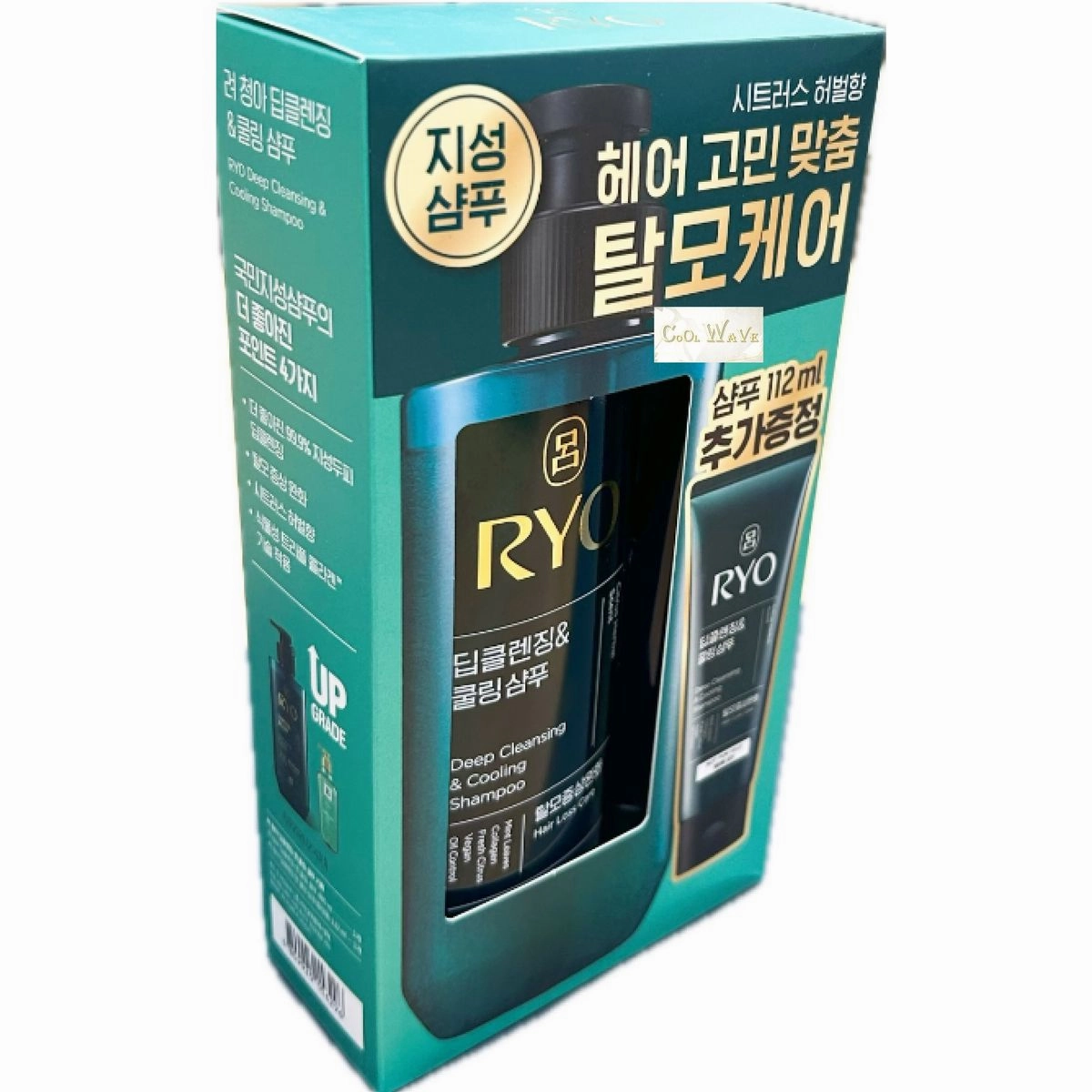 Ryo Deep Cleansing & Cooling Shampoo Set 480ml   112ml