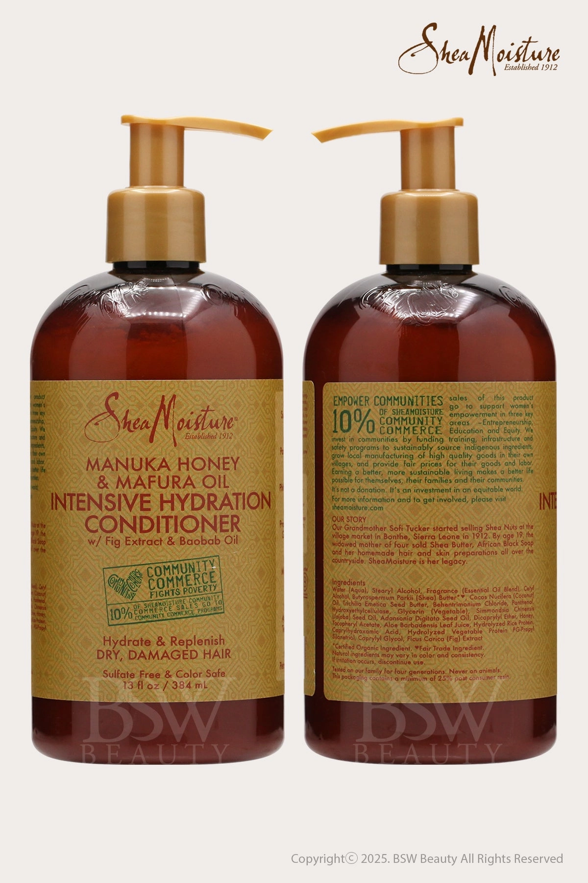 SHEA MOISTURE MANUKA HONEY INTENSIVE HYDRATION CONDITIONER 13oz