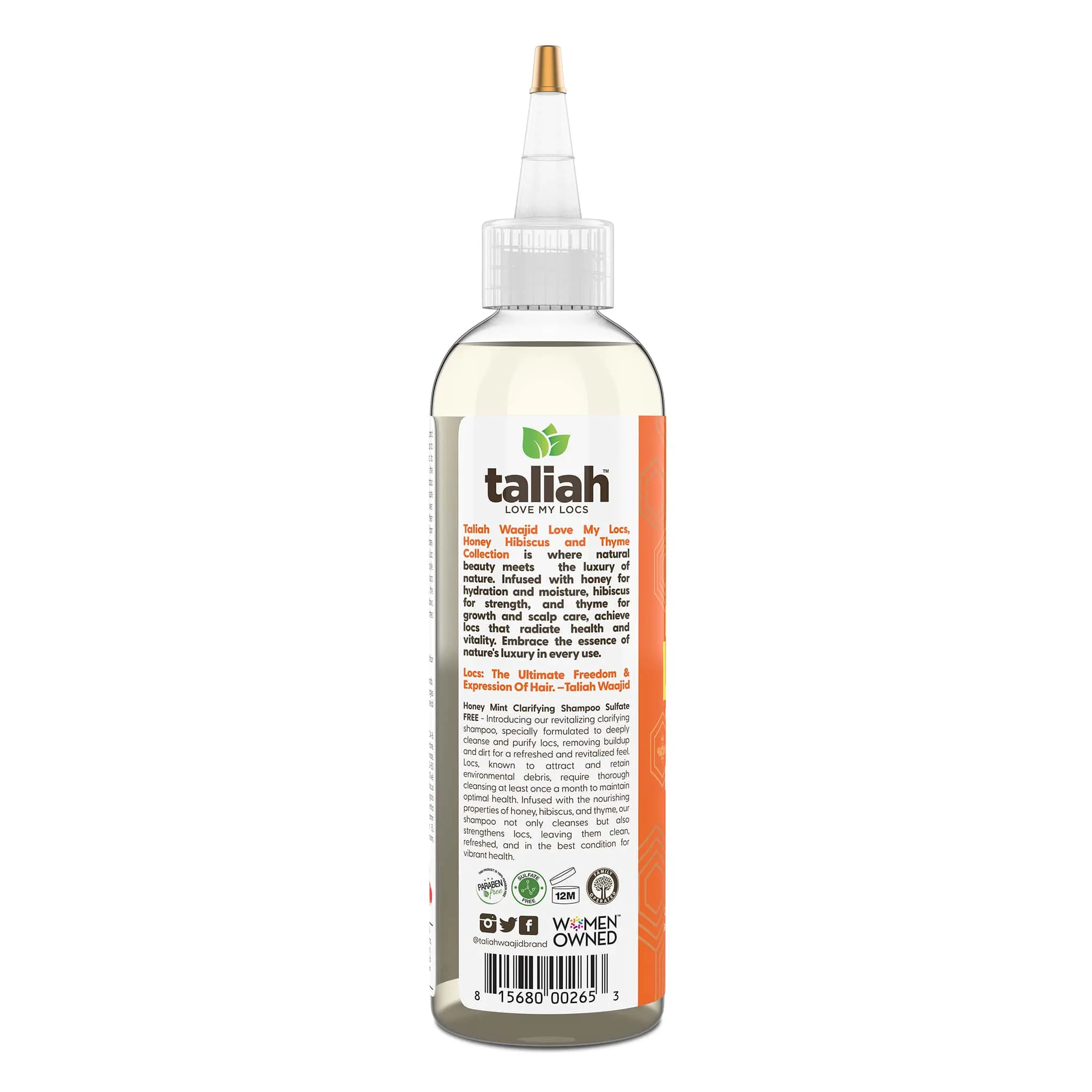 Taliah Waajid Love My Locs Honey Mint Clarifying Sulfate Free Shampoo - 8 oz