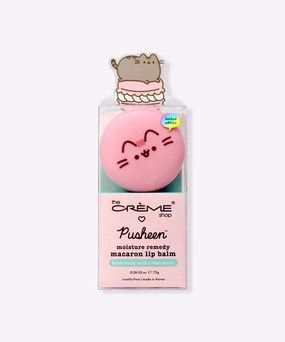 THE CREME SHOP - PUSHEEN STRAWBERRY DREAM MOISTURE REMEDY MACARON LIP BALM (1PC)