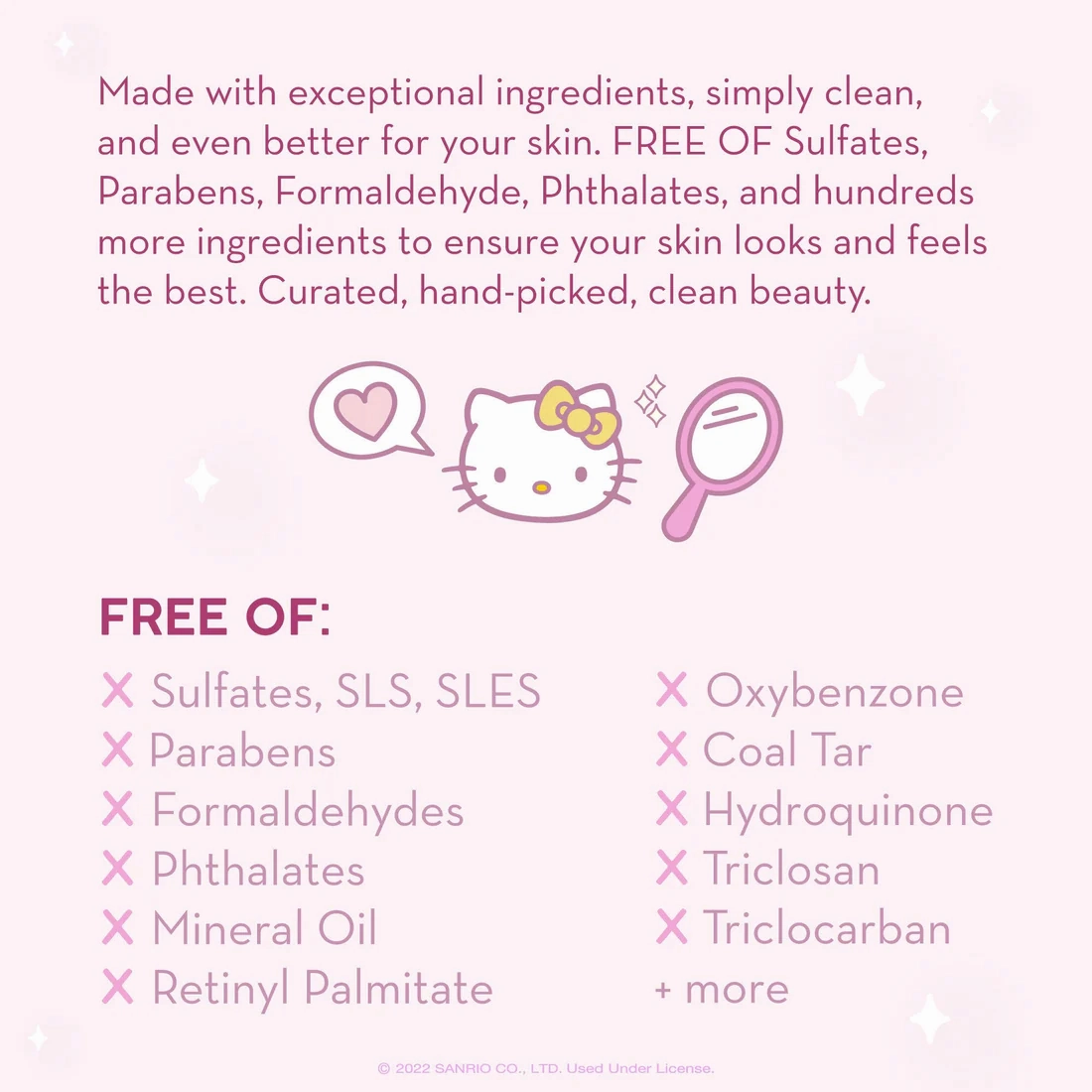 THE CREME SHOP X HELLO KITTY - PINK WATER CREME - KLEAN BEAUTY™ (1PC)
