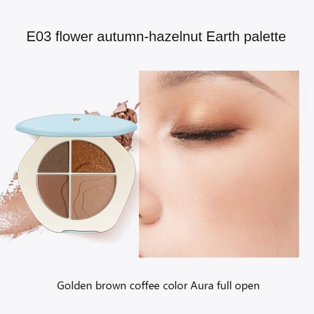 TIMAGE Flower Shadow Four-color Eyeshadow