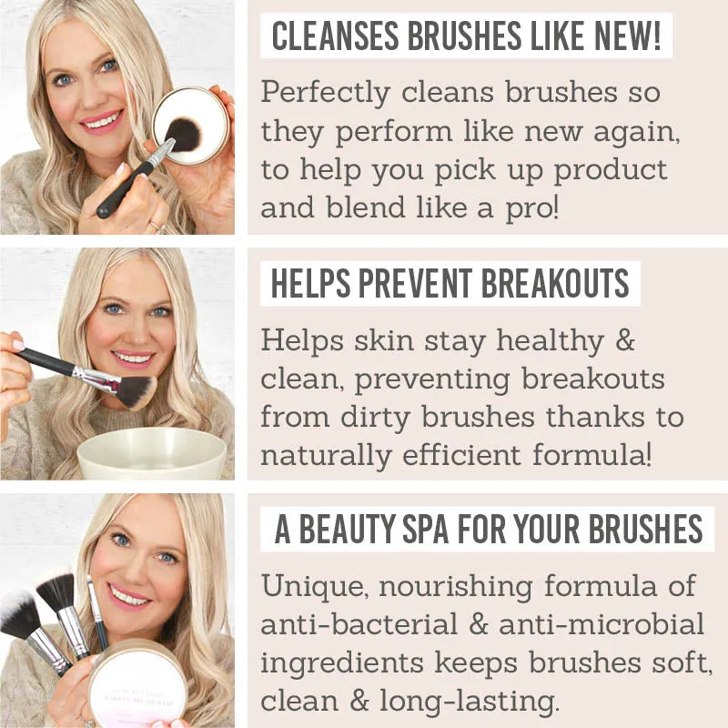 Vegan Makeup Brush Soap