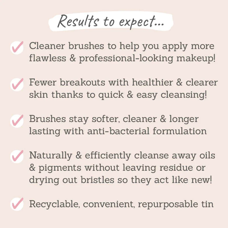 Vegan Makeup Brush Soap