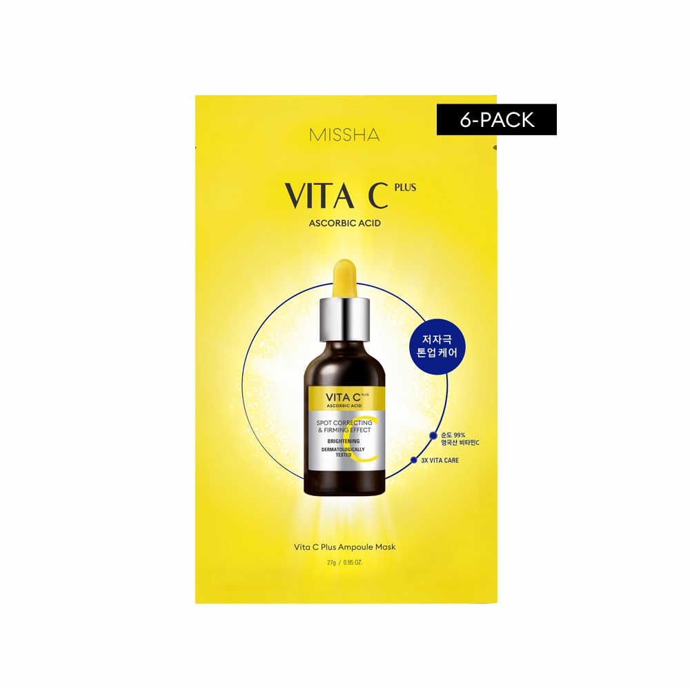 Vita C Plus Ampoule Sheet Mask 6PK