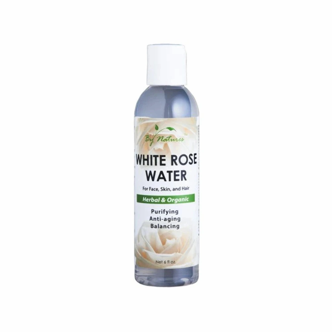 White Rose Water For Face. Skin And Hair- 6 OZ