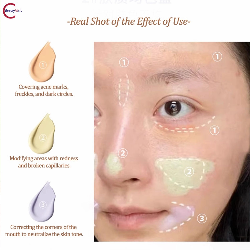 XIXI Flawless Skin Long-Lasting 3-Color Concealer