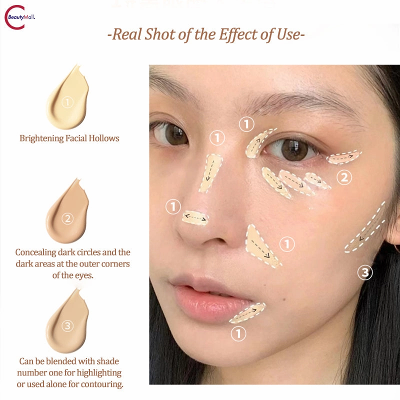 XIXI Flawless Skin Long-Lasting 3-Color Concealer